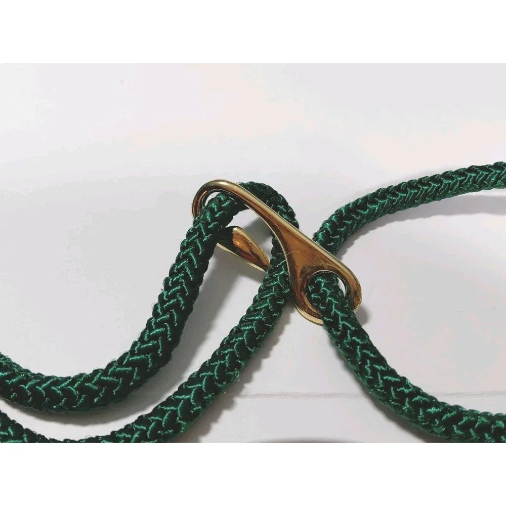 Vintage Fashion Bug 1X Colorful Gold Medallion Beaded Stretch Rope Belt